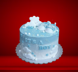 Ace Gifts Newborn Baby Boy Celebration Cake