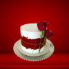 Ace Gifts Red Rose Anniversary Cake