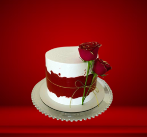 Ace Gifts Red Rose Anniversary Cake