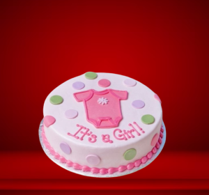 Ace Gifts Newborn Baby Girl Celebration Cake